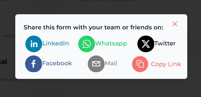 Send Forms to your Audience
